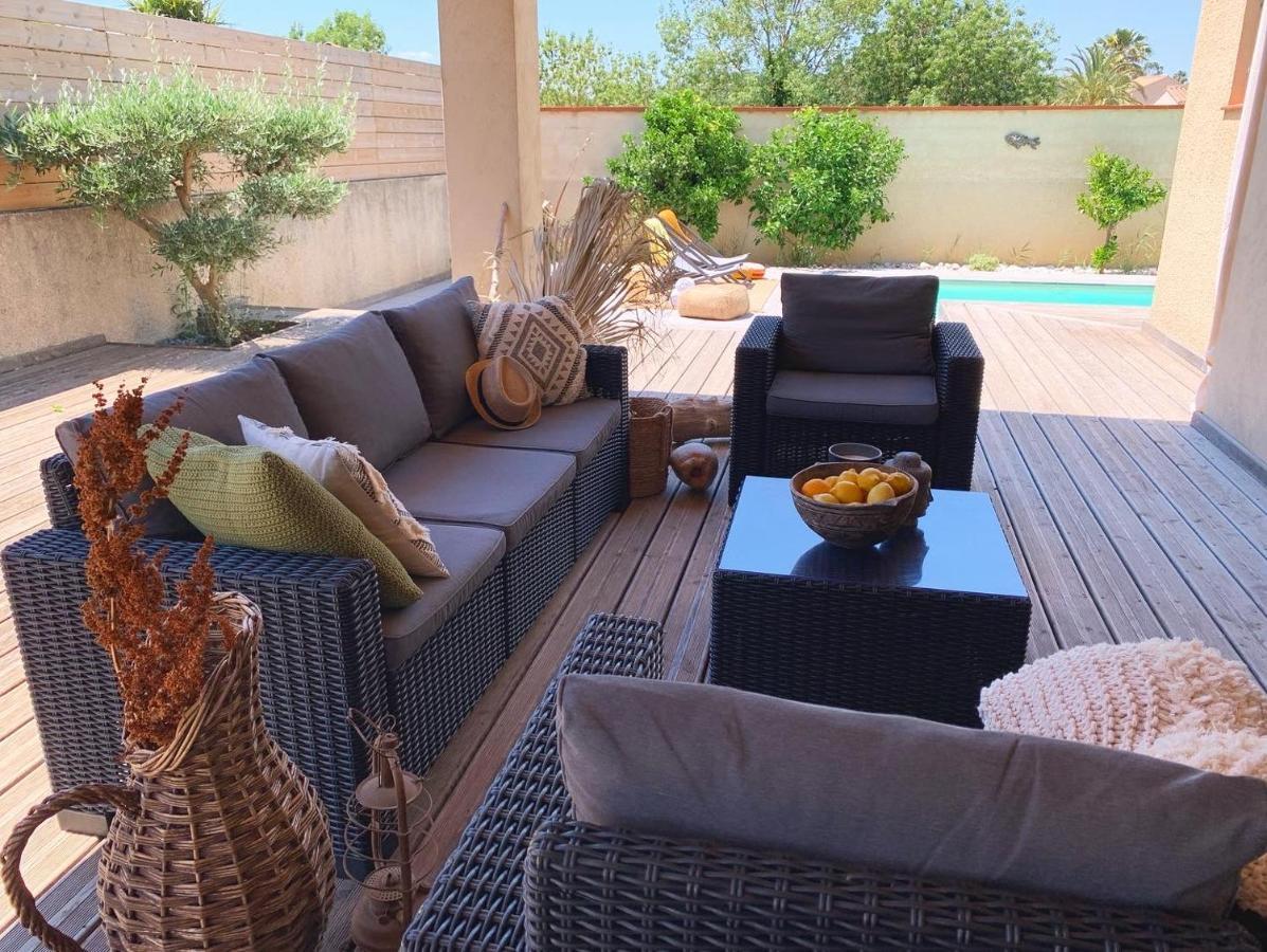 Le Petit Bali Spacieuse Villa Pour 8 Avec Piscine Saint-Cyprien  Dış mekan fotoğraf